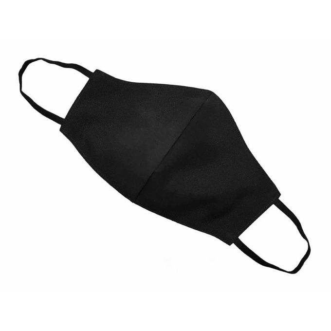 Маска защитная многоразовая тканевая черная