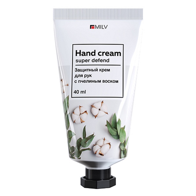 Крем Milv для рук защитный с пчелиным воском Тропик 40 мл
