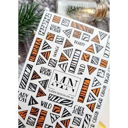 Слайдер-дизайн Miw Nails W-048 Tiger Queen