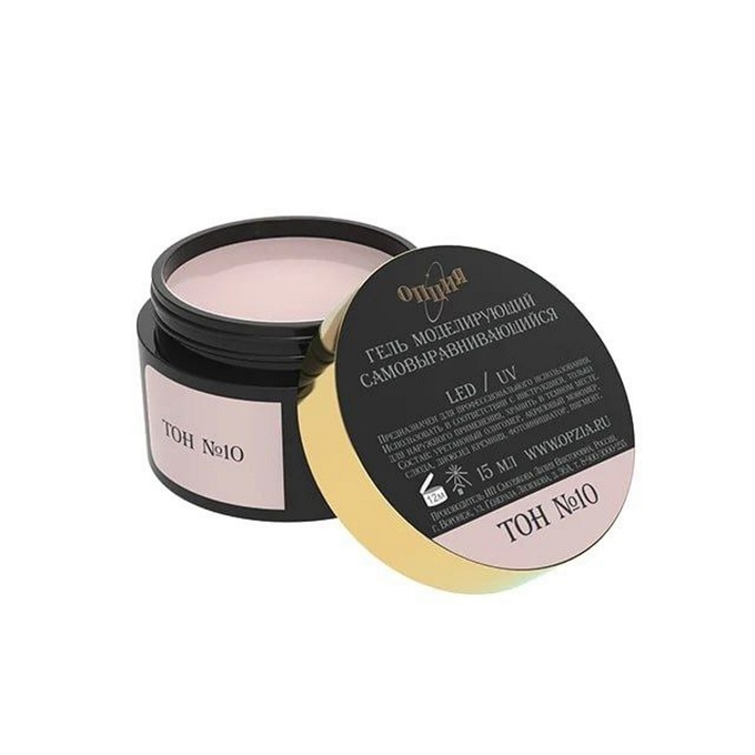 Гель Опция камуфлирующий средней вязкости № 10 молочно-розовый с серым нейтральный 15 мл