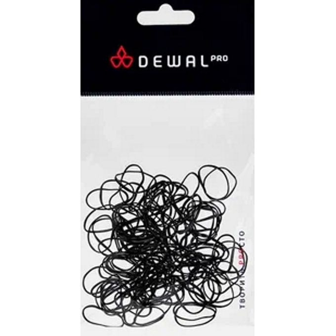 Резинки Dewal силиконовые черные mini 100 шт