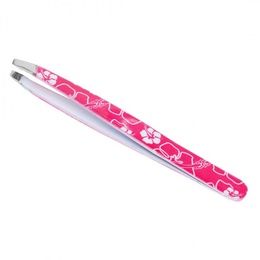 Пинцет Silver Star AT 9906 косой цветной