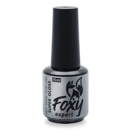Топ Foxy No wipe top gel Super gloss верхнее покрытие без липкого слоя 15 мл