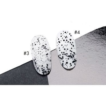 Топ Foxy No wipe top gel velvet flakes верхнее покрытие матовое без липкого слоя #3 10 мл ЛИКВИДАЦИЯ