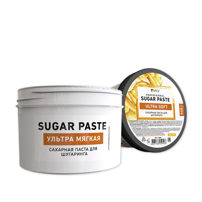 Паста Milv Sugar сахарная ультрамягкая для шугаринга 550 г