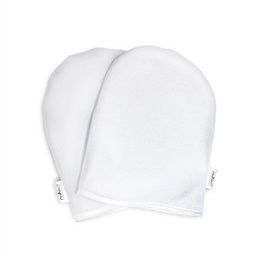 Варежки RuNail косметические белые 1 пара