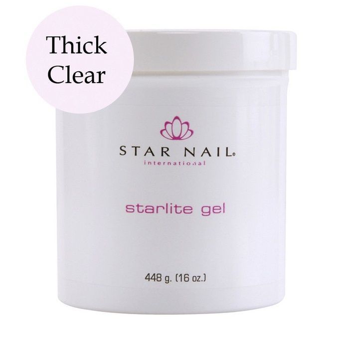 Гель Star Nail StarLite Thick Clear скульптурный прозрачный 1 гр