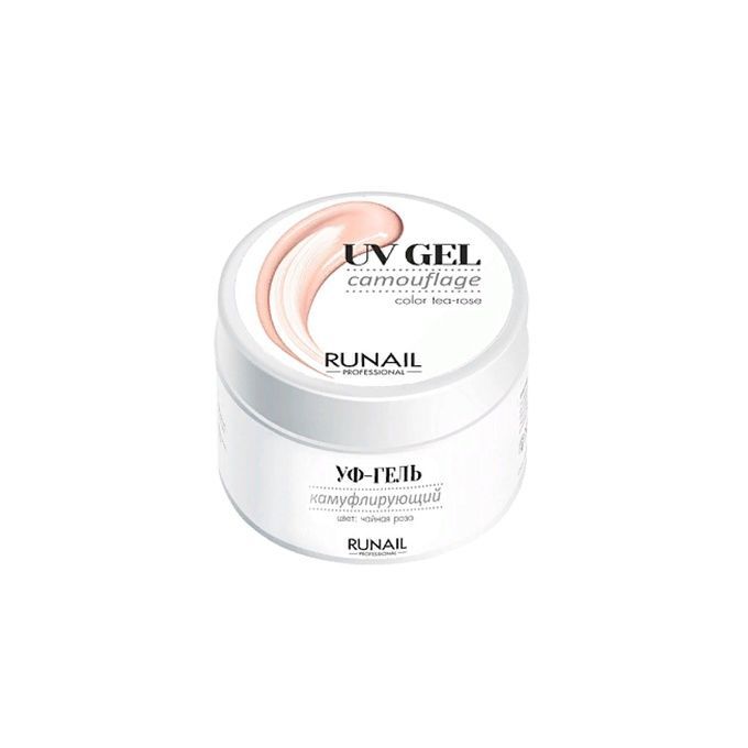 Гель RuNail камуфлирующий Чайная роза 15 г