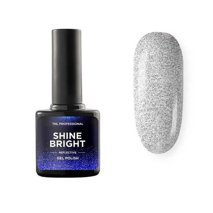 Гель-лак TNL Shine Bright 01 Серебряный луч 10 мл