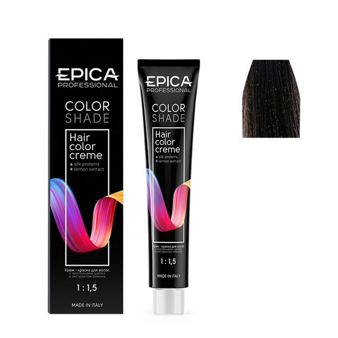 Крем-краска Epica Professional Colorshade 5.18 светлый шатен пепельно-жемчужный 100 мл