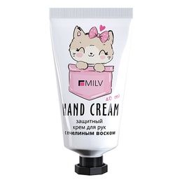 Крем Milv для рук защитный с пчелиным воском Кокос и ананас 40 мл