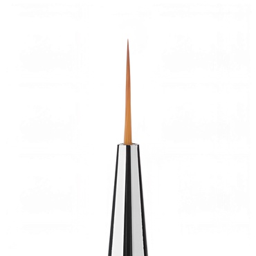 Кисть RuNail Expert двусторонняя для дизайна №2 мазок, №0/9 тонкая синтетика