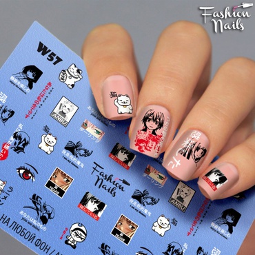 Слайдер-дизайн Miw Nails W-251 Монстера