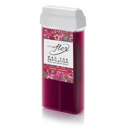 Воск Italwax Flex в картридже комбинированный Малина 100 мл