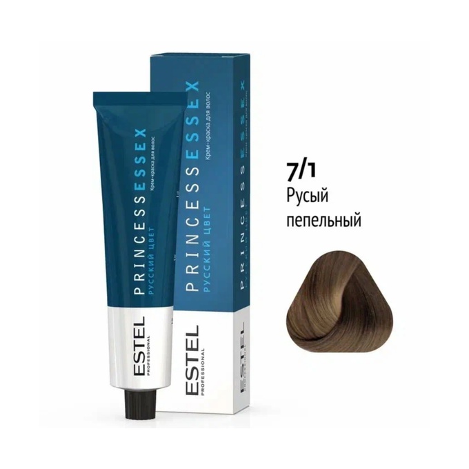 Краска Estel Princess Essex 7-1 Средне-русый пепельный 60 мл