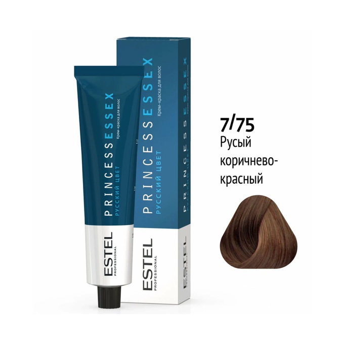 Краска Estel Princess Essex 7-75 Светлый палисандр 60 мл