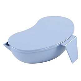 Лоток Еламед почкообразный ЛПпо 1.75 А Елат с крышкой пластик голубой 1.75 л