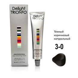 Крем-краска Constant Delight ДТ 3-0 стойкая для волос Темный коричневый натуральный 60 мл