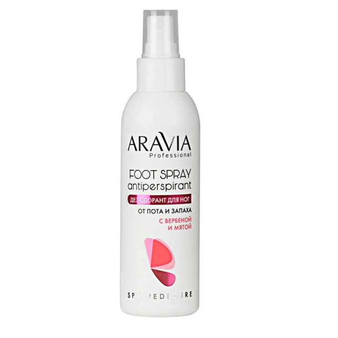 Дезодорант Aravia Professional Foot Spray Antiperspirant для ног вербена мята 150 мл