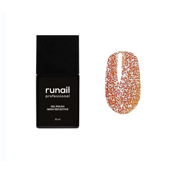 Гель-лак RuNail Neon Reflective неоновый светоотражающий 9053 10 мл ЛИКВИДАЦИЯ