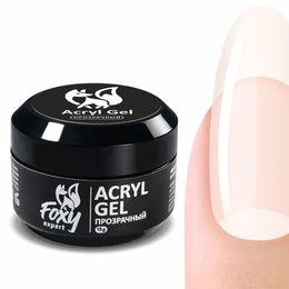 Акрил-гель Foxy Clear прозрачный банка 15 мл