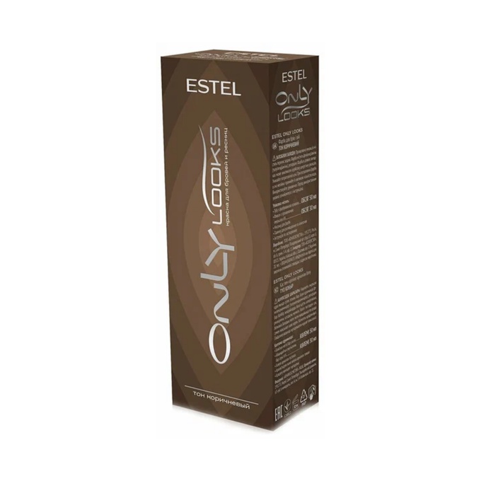 Краска Estel Only looks коричневая