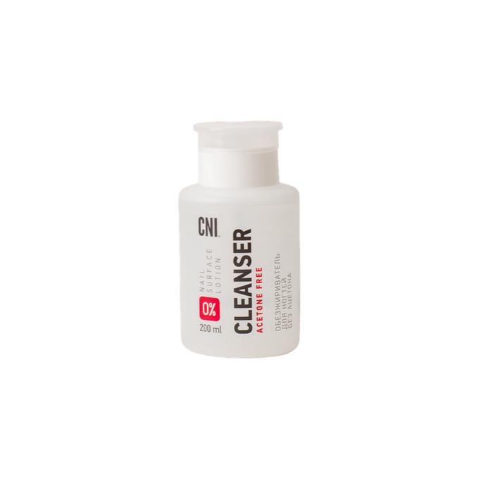 Обезжириватель CNI без ацетона флакон с помпой 200 мл