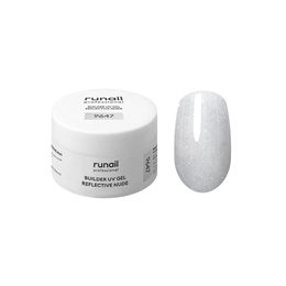 Гель RuNail Builder UV Gel Reflective Nude светоотражающий 9647 15 г