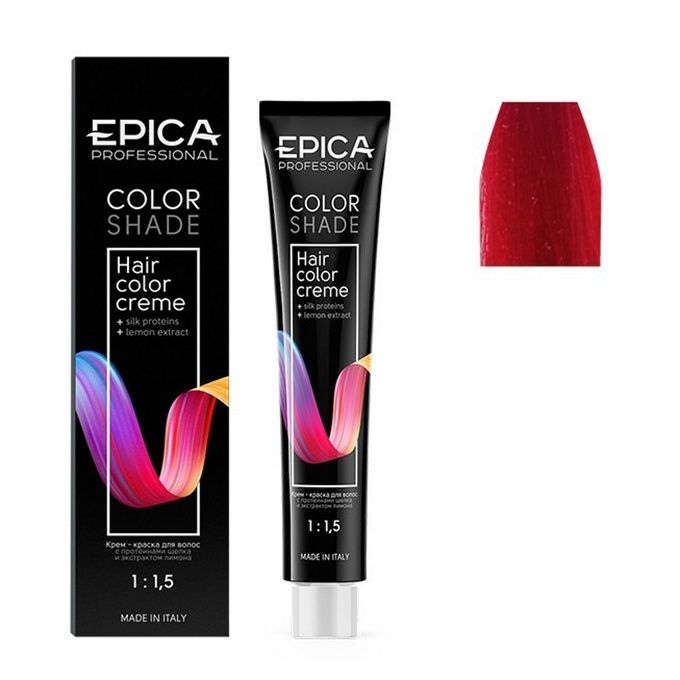 Крем-краска Epica Professional Colorshade 55.66 светлый шатен красная вишня 100 мл