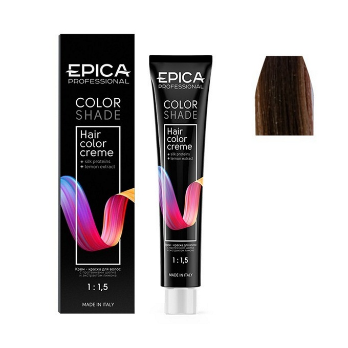 Крем-краска Epica Professional Colorshade 7.72 русый шоколадно-перламутровый 100 мл