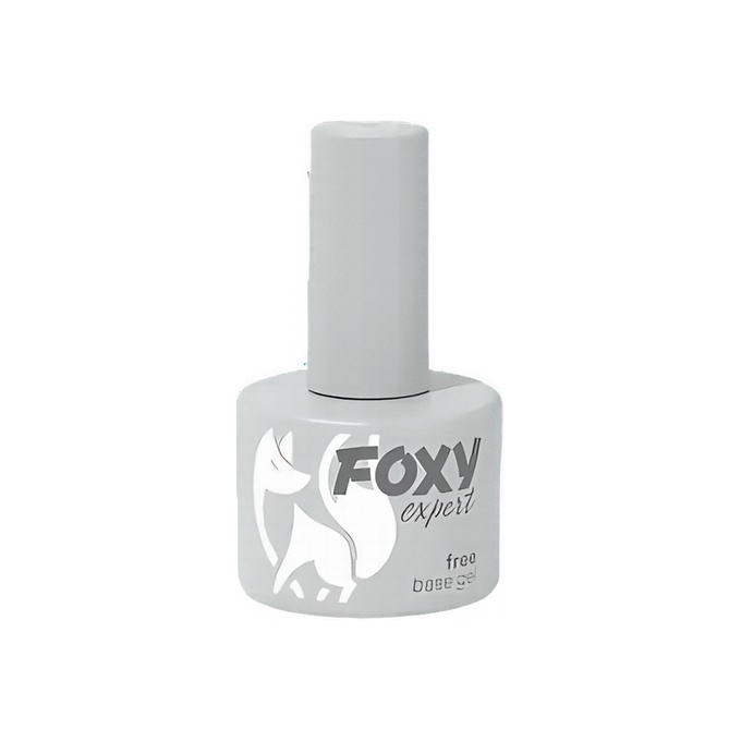 База Foxy Rubber base gel FREE слабокислотная каучуковое покрытие 15 мл МАРКИРОВКА