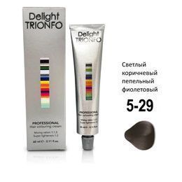 Крем-краска Constant Delight ДТ 5-29 стойкая для волос Светлый коричневый пепельный фиолетовый 60 мл