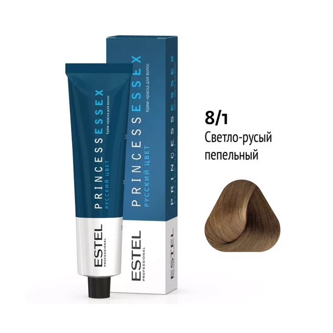 Краска Estel Princess Essex 8-1 Светло-русый пепельный 60 мл