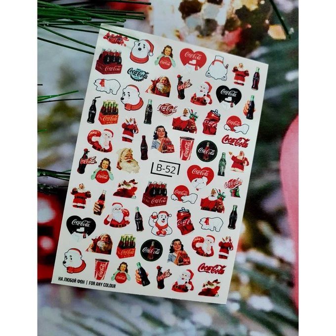 Слайдер-дизайн Miw Nails B-52 Coca Cola