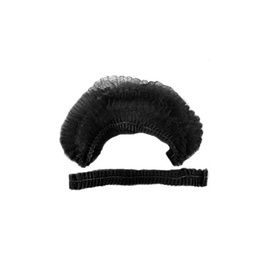 Шапочки Бриз Шарлотта нетканые черные 50 шт