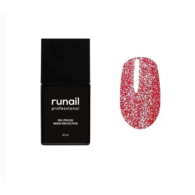 Гель-лак RuNail Neon Reflective неоновый светоотражающий 9052 10 мл
