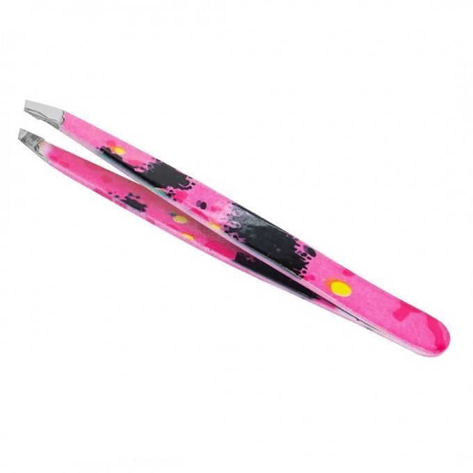 Пинцет Silver Star AT 9905 косой цветной