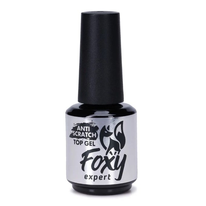 Топ Foxy No wipe Anti Scratch Liquid top верхнее покрытие без липкого слоя 15 мл