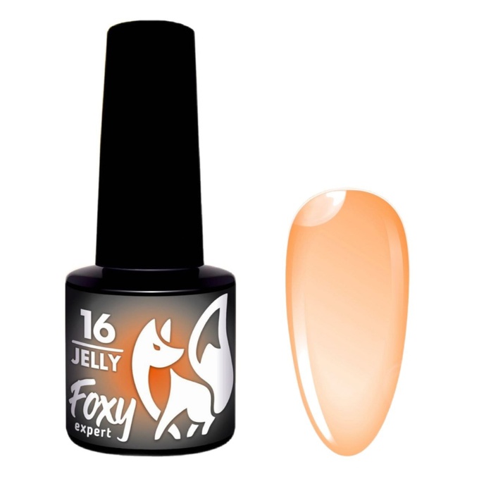 Гель-лак Foxy Jelly № 16 витражный 5 мл