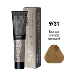 Краска Estel DeLuxe Silver 9-31 Блондин золотисто-пепельный 60 мл