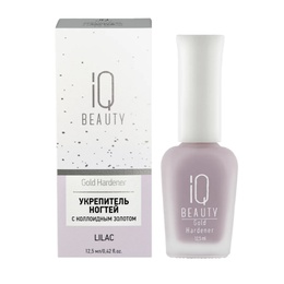 Укрепитель IQ Beauty Nail Gold Hardener для ослабленный и ломких ногтей Lilac 12,5 мл