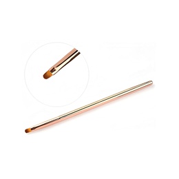 Кисть TNL для геля закругленная № 4 золотая