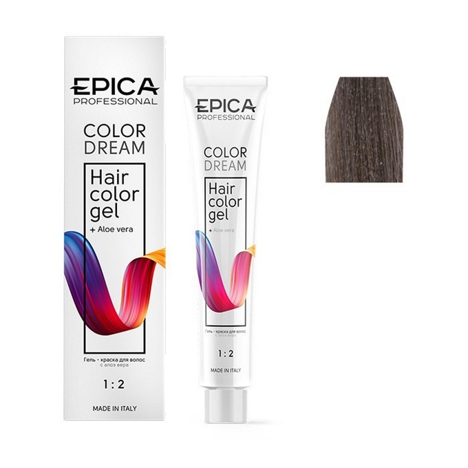Гель-краска Epica Professional Colordream 8.18 светло-русый пепельно-жемчужный 100 мл