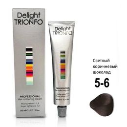 Крем-краска Constant Delight ДТ 5-6 стойкая для волос Светлый коричневый шоколадный 60 мл