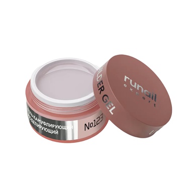 Гель RuNail Expert Builder Gel моделирующий № 123 15 г банка