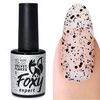 Топ Foxy No wipe top gel velvet flakes верхнее покрытие матовое без липкого слоя #3 10 мл ЛИКВИДАЦИЯ