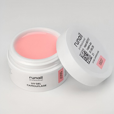 Гель RuNail камуфлирующий Розовый флирт 15 г