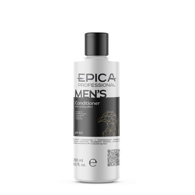 Кондиционер мужской Epica Professional Mens с охлаждающим эффектом для волос 250 мл
