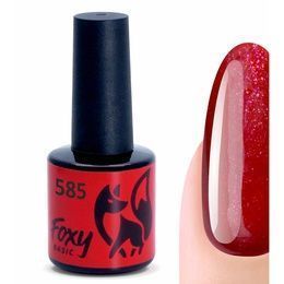 Гель-лак Foxy Basic № 585 красный 8 мл