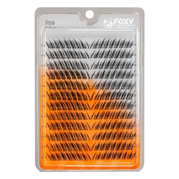 Ресницы-пучки Foxy Expert Easy Lashes накладные Лиса black C 9-13 мм 12 линий
